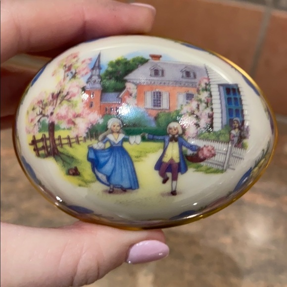Lenox Victorian Easter Egg Trinket Boxes - 5pcs - Picture 12 of 16